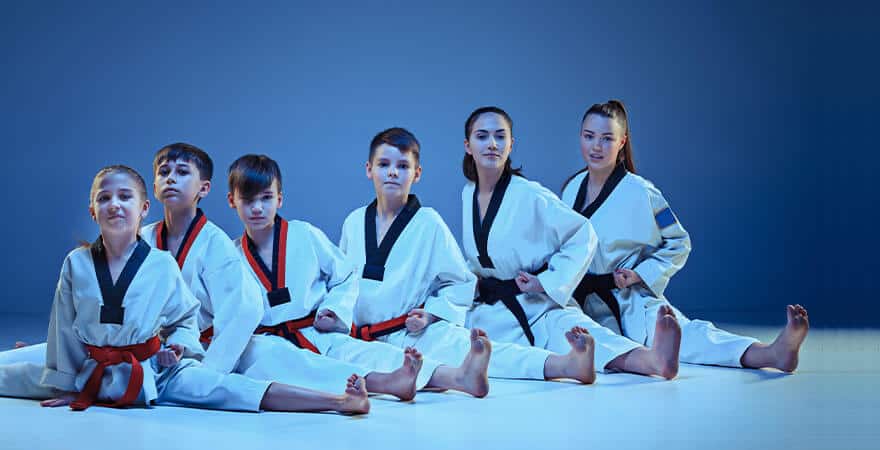 Martial Arts Lessons for Kids in Lemoyne PA - Kids Group Splits