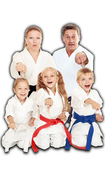 Martial Arts Lessons for Families in Lemoyne PA - Sitting Group Family Banner