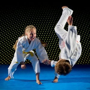 Martial Arts Lessons for Kids in Lemoyne PA - Judo Toss Kids Girl